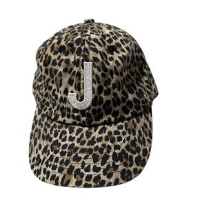 Rey to z Leopard Print Kids Cap with white Letter